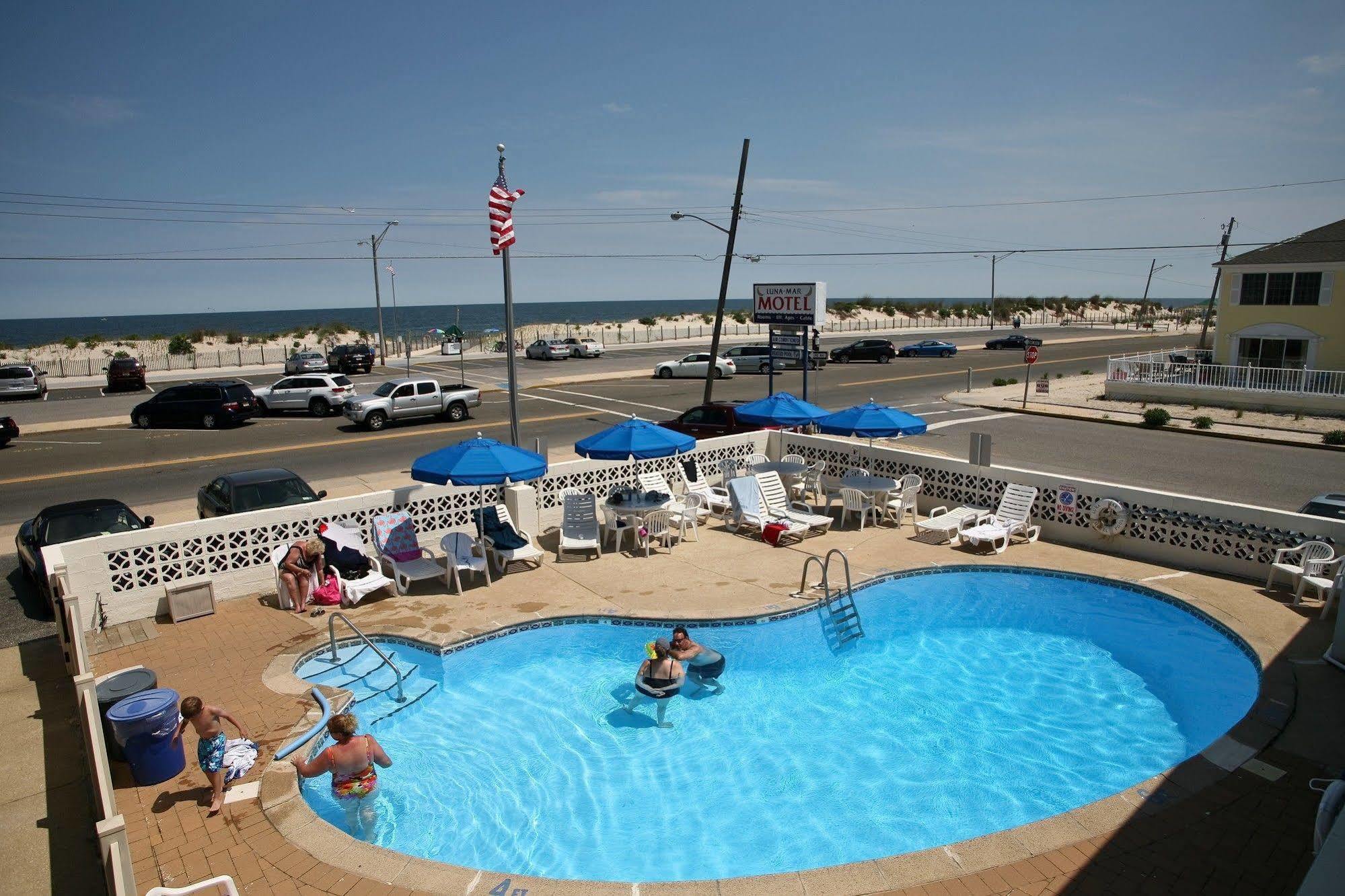 Luna Mar Motel Seaside Park Eksteriør billede
