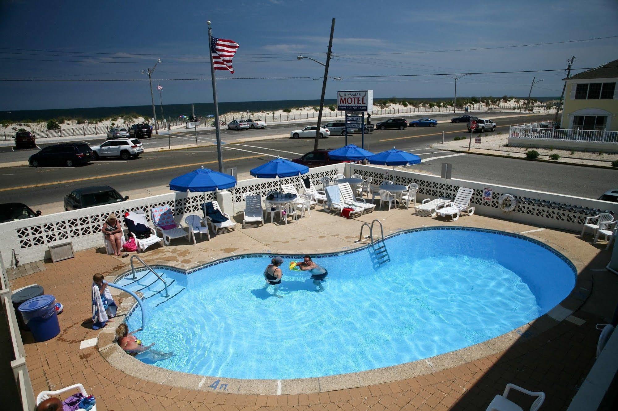 Luna Mar Motel Seaside Park Eksteriør billede